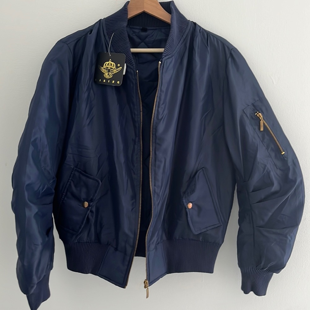 Women’s  Khloe MA1 navy Bomber Jacket